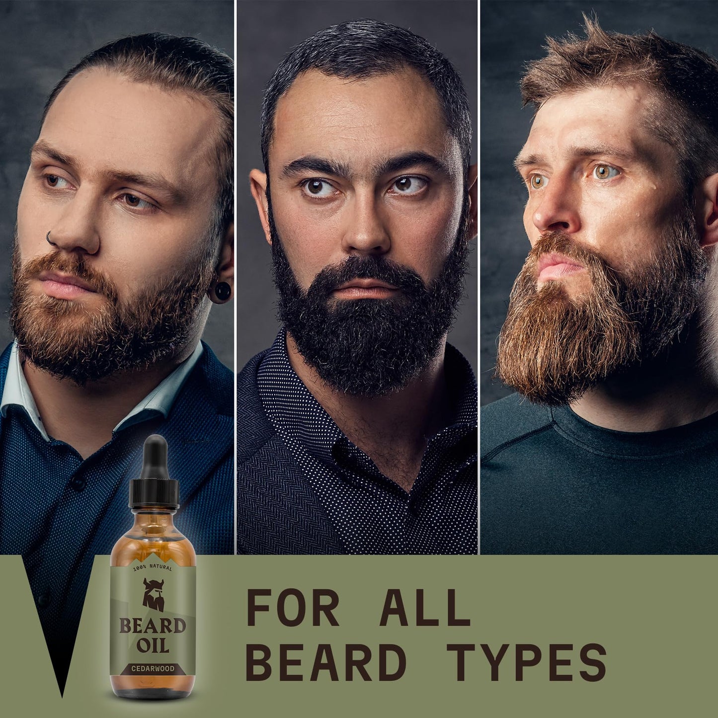 Vanilla Beard Oil (Large 2 oz.) - 100% Natural Beard Conditioner with Organic Tea Tree, Argan, and Jojoba Oil with Vanilla Scent - Softens, Smooths, and Strengthens Beard Growth by Striking Viking