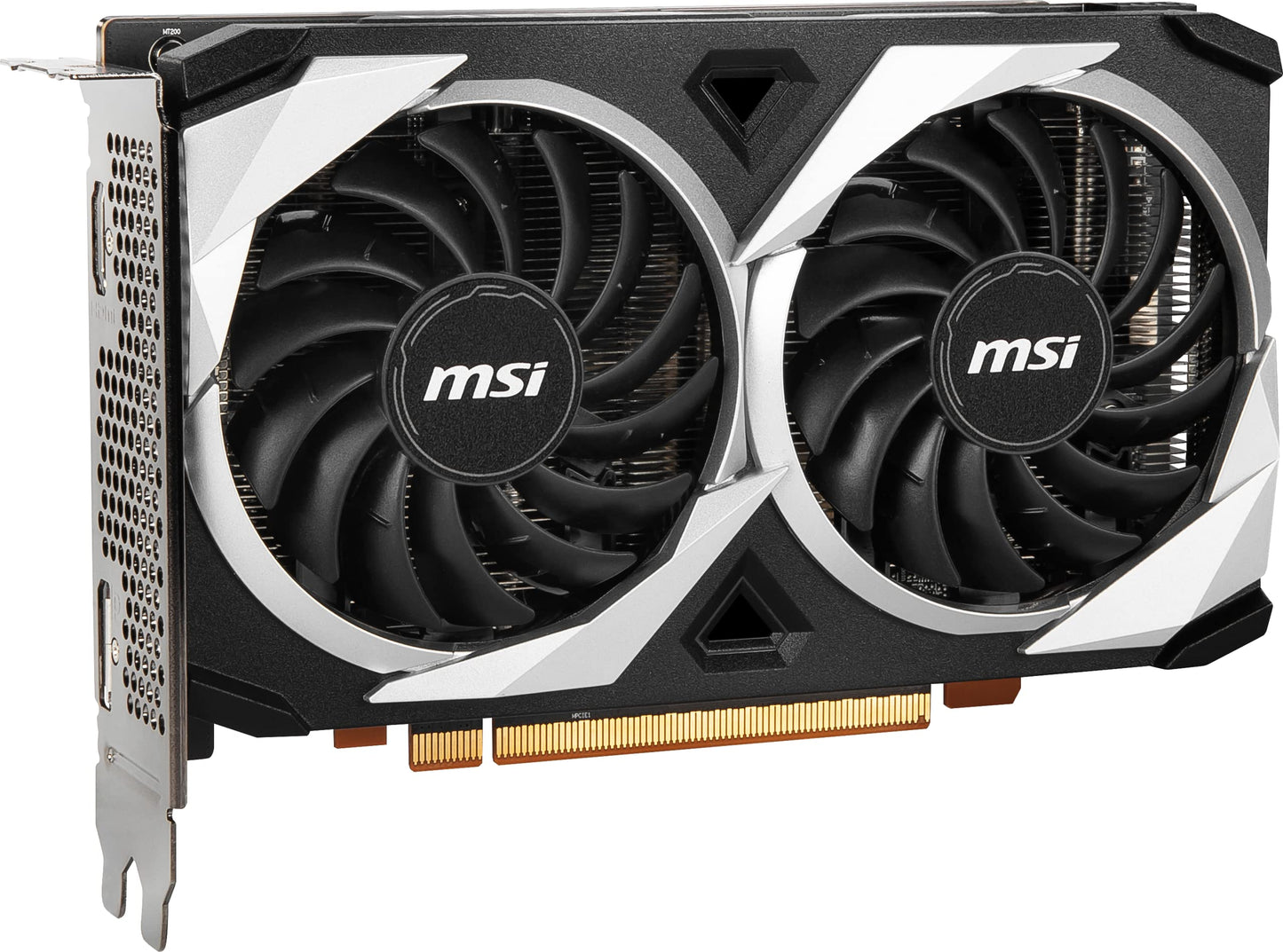 MSI VGA Radeon RX 6500 XT MECH 2X4G OC Gaming Graphics Card, 64-bit Memory, PCI Express 4.0 x4, 18 Gbps Memory Speed, 7680 x 4320 Maximum Resolution - Black