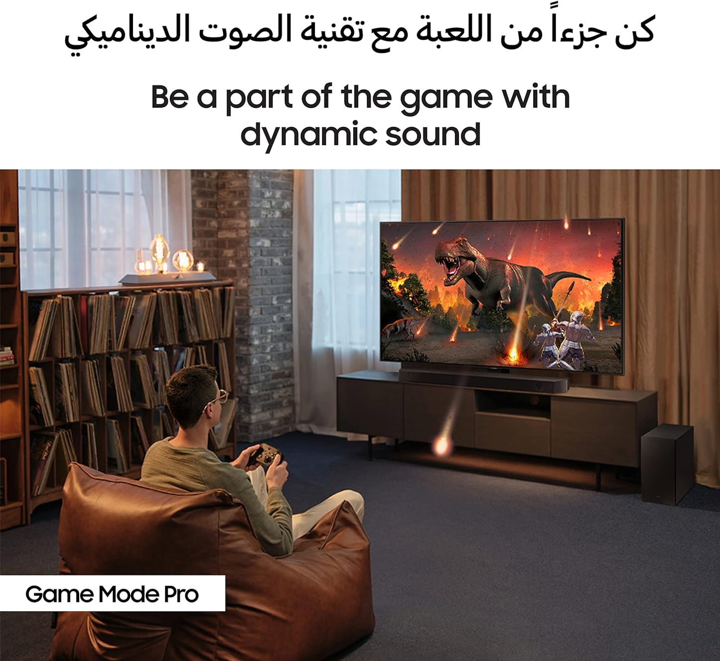 Samsung 3.1Ch Wireless Soundbar with Dolby Digital/DTS Virtual:X In Built Subwoofer Bluetooth Connectivity - HW-B650/ZN