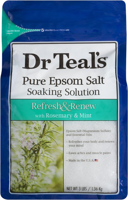 Dr Teal'S Epsom Relax Salt And Relief With Eucalyptus Spearmint, 1.36 KilogRAM