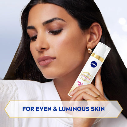 NIVEA LUMINOUS 630 EVEN GLOW Anti Dark Spot Concentrated Face Serum, Spotless Even Skin, Hydrating Hyaluronic Acid & Vitamin E, 30ml