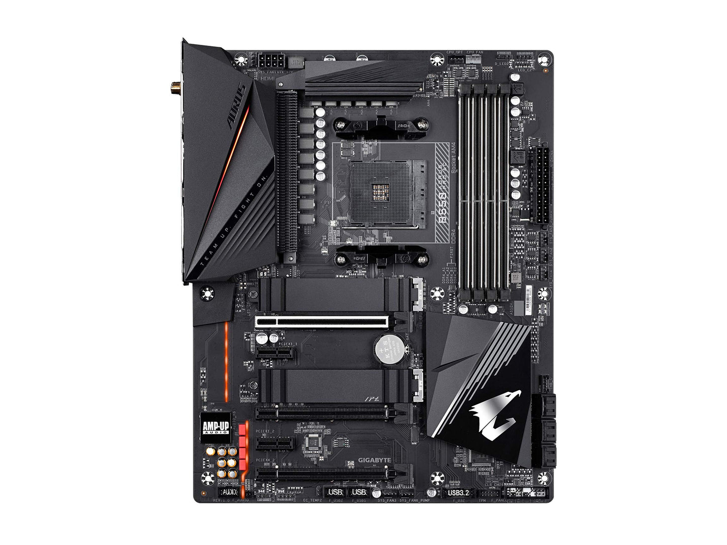 GIGABYTE B550M DS3H AC (AM4 AMD/B550/Micro ATX/Dual M.2/SATA 6Gb/s/USB 3.2 Gen 1/PCIe 4.0/HMDI/DVI/DDR4/Motherboard)