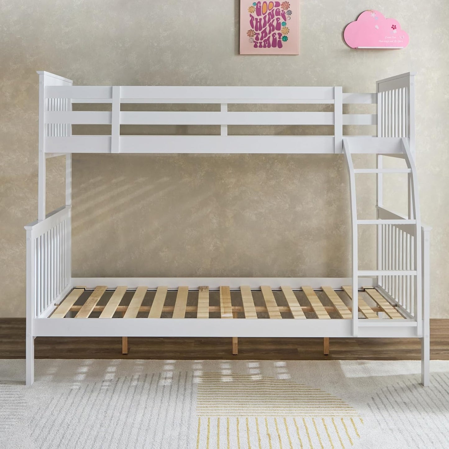 HomeBox Hampton Twin Bunk Bed - 90x200 and 120x200 cm