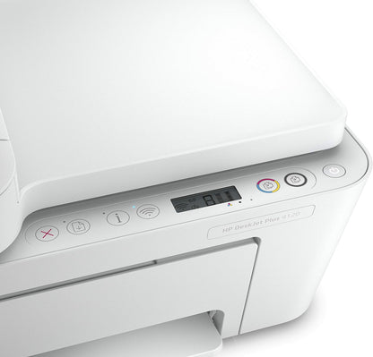 Hp Deskjet Plus 4120 All-In-One Printer, Wireless, Print, Copy, Scan & Send Mobile Fax - White