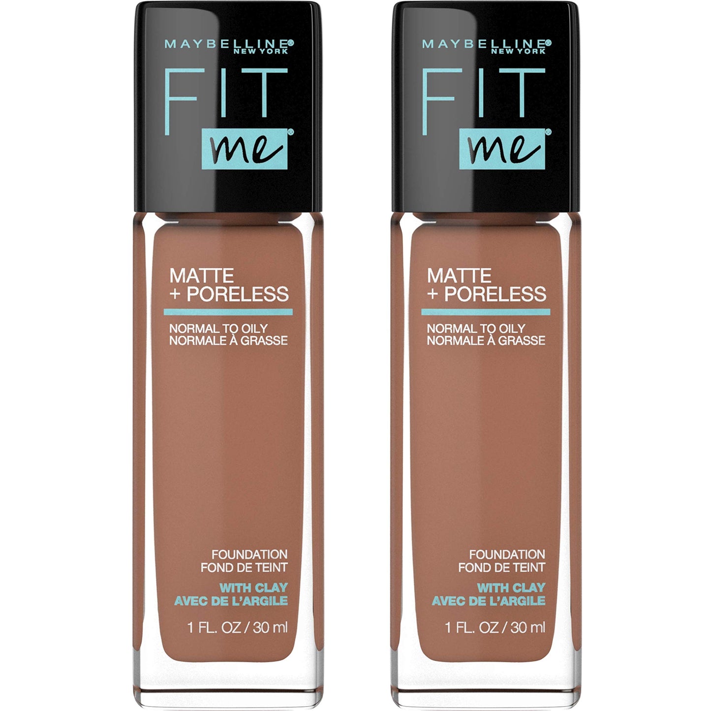 Maybelline Fit Me Matte + Poreless Liquid Oil-Free Foundation Makeup, Soft Tan, 1 Count (Packaging May Vary)