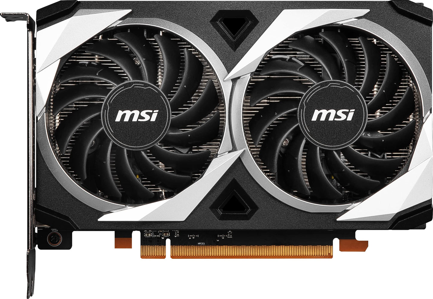 MSI VGA Radeon RX 6500 XT MECH 2X4G OC Gaming Graphics Card, 64-bit Memory, PCI Express 4.0 x4, 18 Gbps Memory Speed, 7680 x 4320 Maximum Resolution - Black