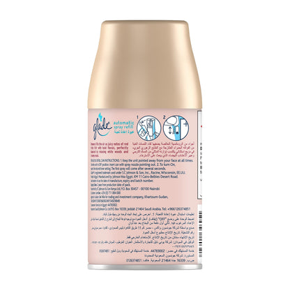 Glade Automatic Spray Refill Blooming Peony & Cherry Air Freshener, For Up To 60 Days Of Automatic Freshness, 2 x 269ml