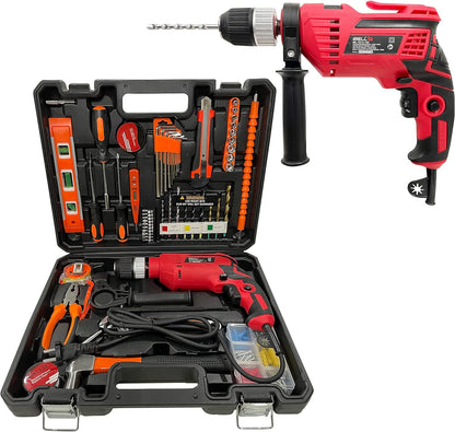 IBELL 650W Professional Tool Kit (Red) Pack of 115, IBL TD13-100