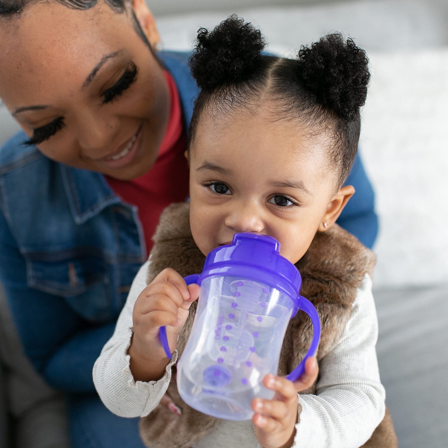 Dr. Brown's Baby's First Sippy Cup with Straw - Blue/Green - 9oz - 2pk - 6m+