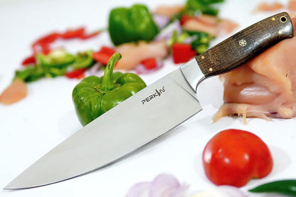 Perkin Chef Knife Sharp Kitchen Knife Porfessional Cooking Knife for Meat Cutting Professional Kitchen Knife Stainless Steel Blade CHEF100