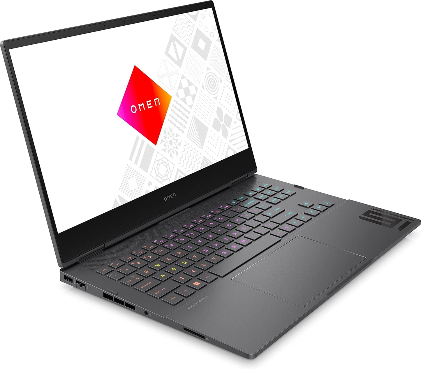 HP OMEN Gaming Laptop 16-n0015ne, 16.1" QHD, 6th Gen AMD Ryzen™ 9, 32GB RAM, 1TB SSD, 8GB AMD Radeon™ RX 6650M Graphics, Windows 11 Home, En -Ar KB, Mica silver - [7D7Q4EA]