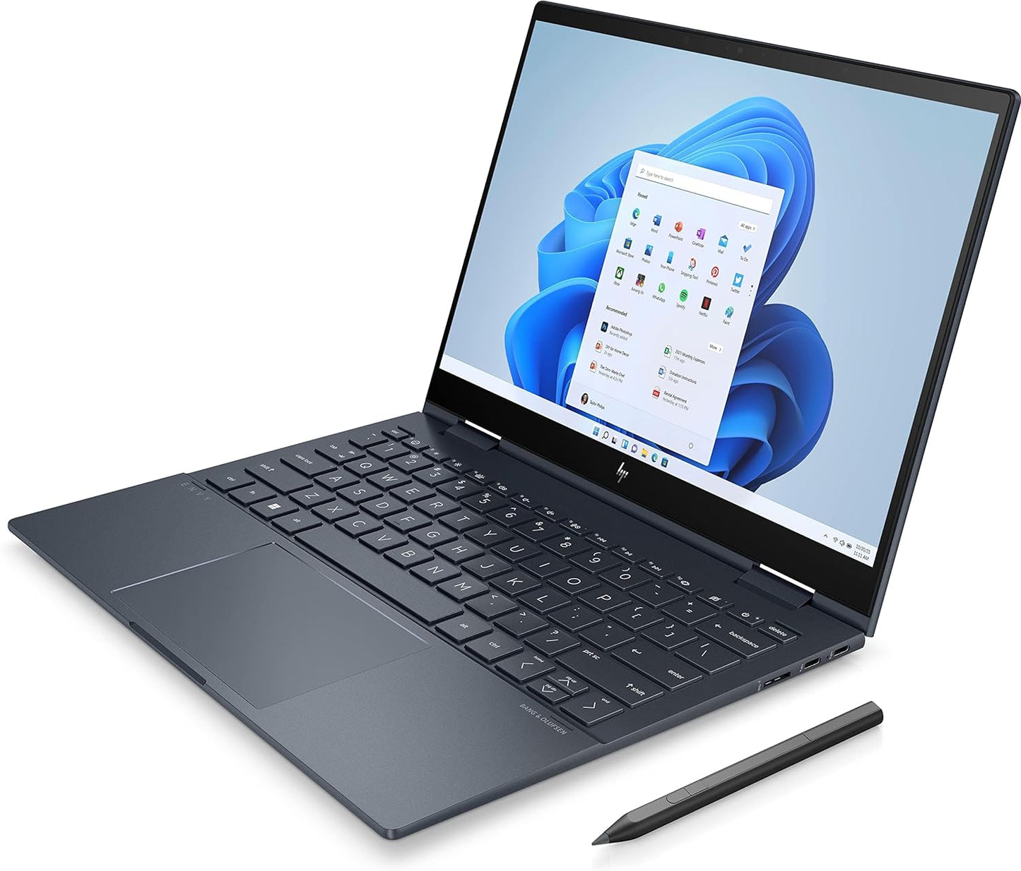 HP ENVY x360 2 in 1 Laptop 13-bf0009ne, 13.3" WUXGA touch screen, 12th Gen Intel® Core™ i5 Processor, 8GB RAM, 512GB SSD, Intel® UHD Graphics, Windows 11 Home, En -Ar KB, Space Blue - [765W2EA] - CaveHubs