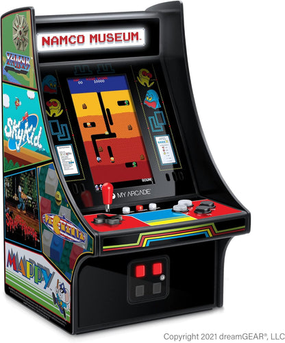 My Arcade Mini Player 10 Inch Arcade Machine: 20 Built In Games, Fully Playable, Pac-Man, Galaga, Mappy and More, 4.25 Inch Color Display, Speakers, Volume Controls, Headphone Jack, Micro USB Powered