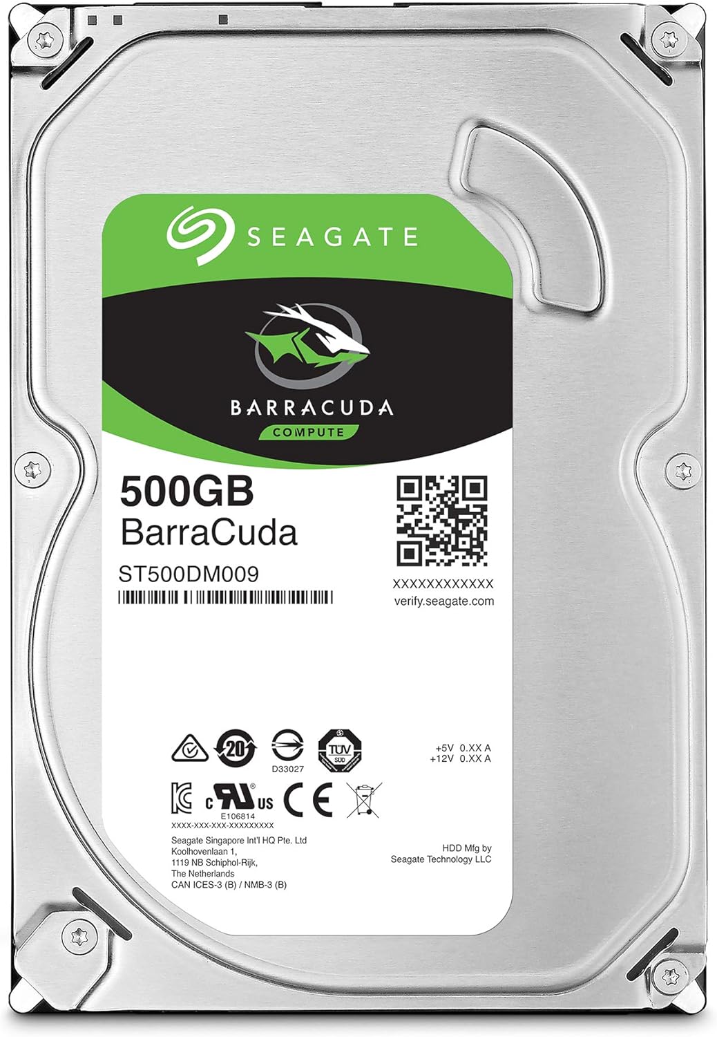 Seagate BarraCuda 4TB Internal Hard Drive HDD – 3.5 Inch Sata 6 Gb/s 5400 RPM 256MB Cache for Computer Desktop PC Laptop (ST4000DM004)