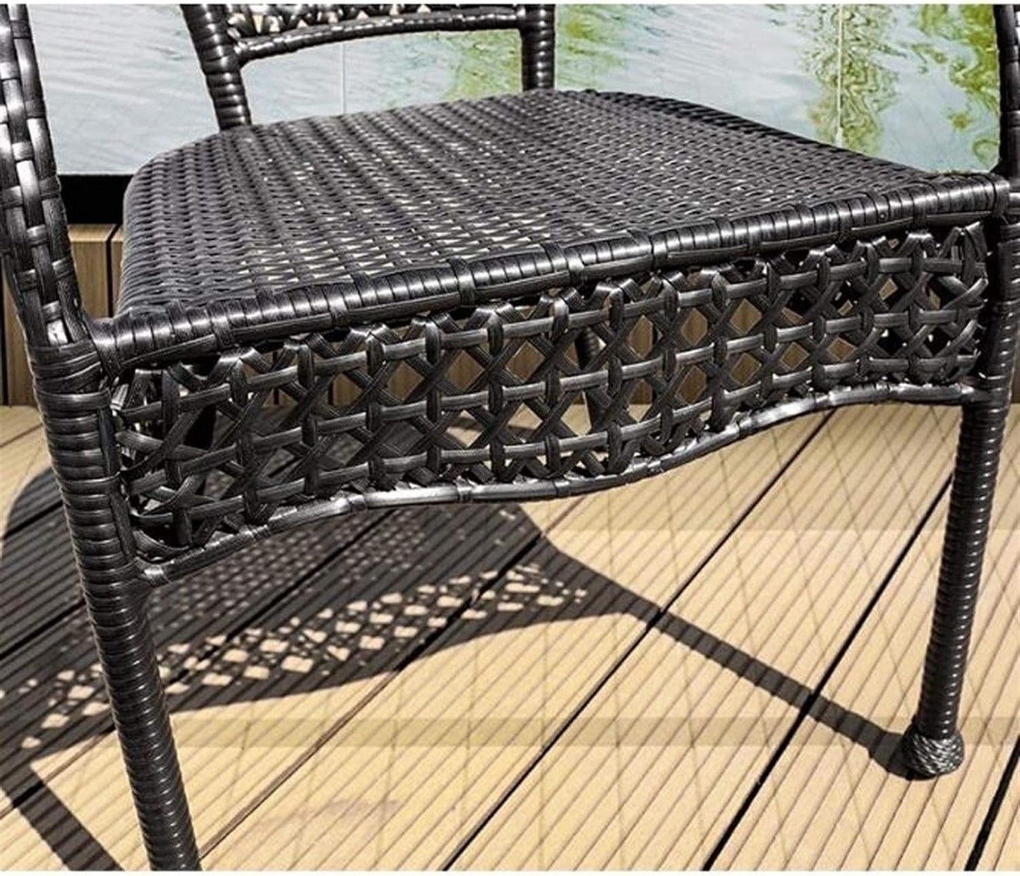 villa Garden Furniture Sets Outdoor Furniture Rattan Garden Table and Chairs Set Patio Rattan Dining Table Set Wicker Weave Coffee Table Patio BUYT