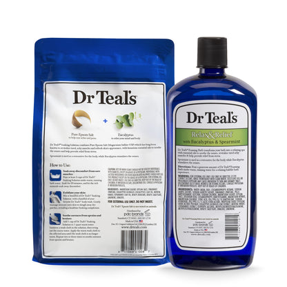 Dr Teal'S Epsom Relax Salt And Relief With Eucalyptus Spearmint, 1.36 KilogRAM