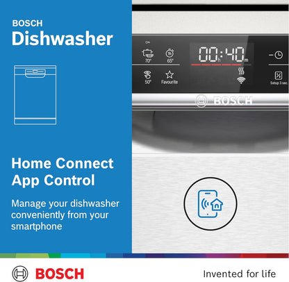 Bosch Standing Dishwasher, 13 Place Settings Dishwashers, Made in Germany Bosch Dishwasher, Dishwasher Machine SMS6ECI38M