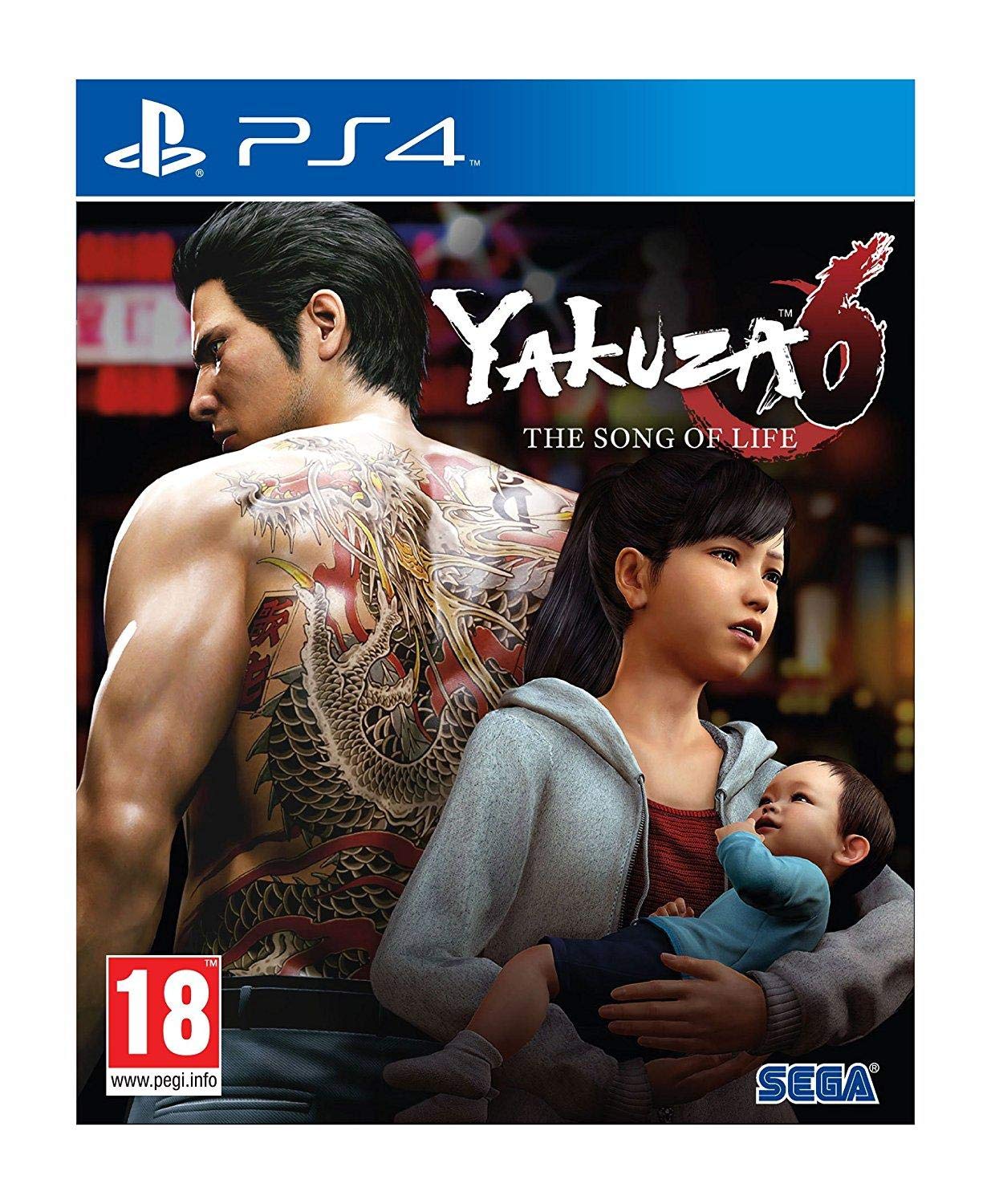 SEGA 6 Yakuza The Song of Life Video Game for PS4