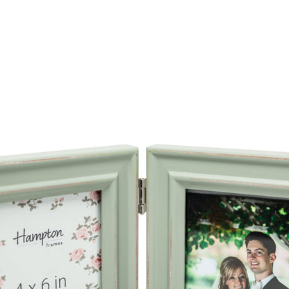 Hampton Frames NEW ENGLAND Solid Oak Wood Photo Frame (Double 5x7 (13x18cm)), natural