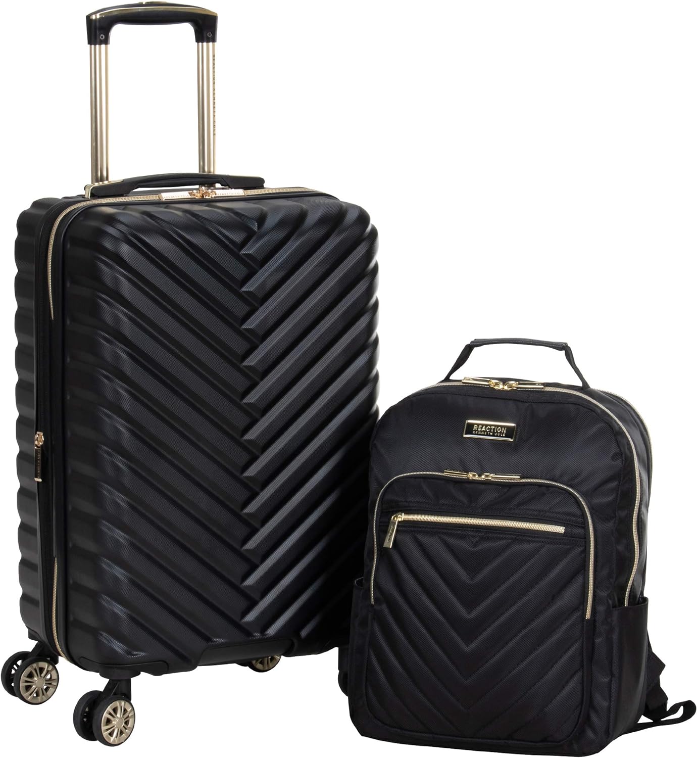 Kenneth Cole Reaction Women's Madison Square Hardside Chevron Expandable Luggage, Madison Square" Hardside Chevron Expandable Luggage