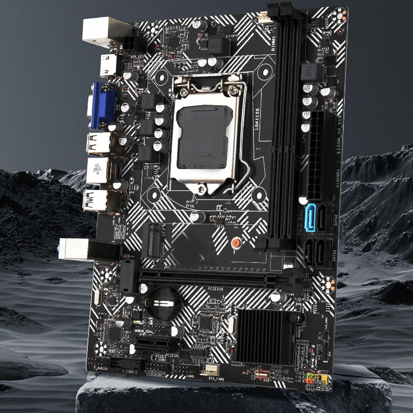 B450M PRO VDH ATX Motherboard, Enhanced Connectivity, Optimized Performance, Expandable Memory, M ATX Form Factor