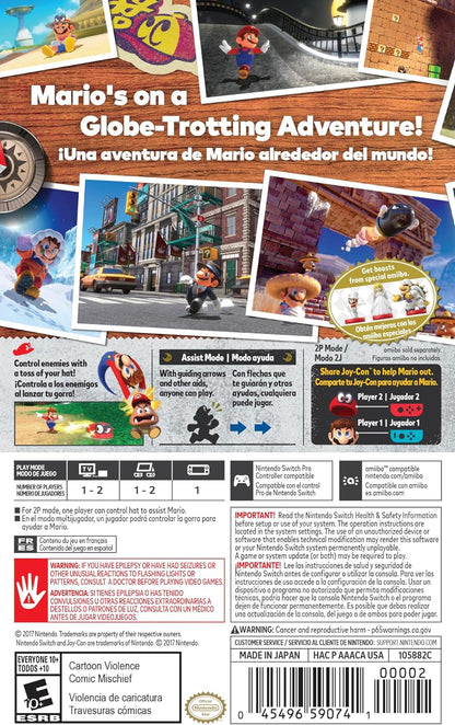 Nintendo Super Mario Odyssey For Nintendo Switch