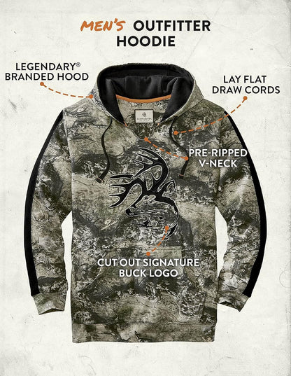 Legendary Whitetails Men's Camo Outfitter Hoodie Hoodie