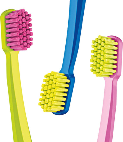 Curaprox Toothbrush CS 5460 Ultra-Soft, 3 Pack - Ultra Soft Toothbrush for adults with 5460 CUREN Bristles - Curaprox Manual Toothbrush