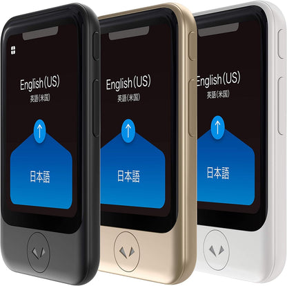 Pocketalk S Two-Way Voice Translator with Built-in Data (Gold)