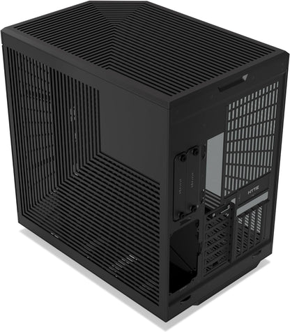 HYTE Y70 Touch Dual Chamber ATX Mid Tower Modern Aesthetic Case with Integrated 4K LCD Touchscreen - Black