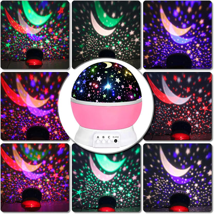 HONGID Night Lights for Kids,Star Light Projector Kids Room,Glow in The Dark Stars,Christmas Xmax Birthday Gifts Kids,Light Lamp Sensory Aesthetic Room Decor