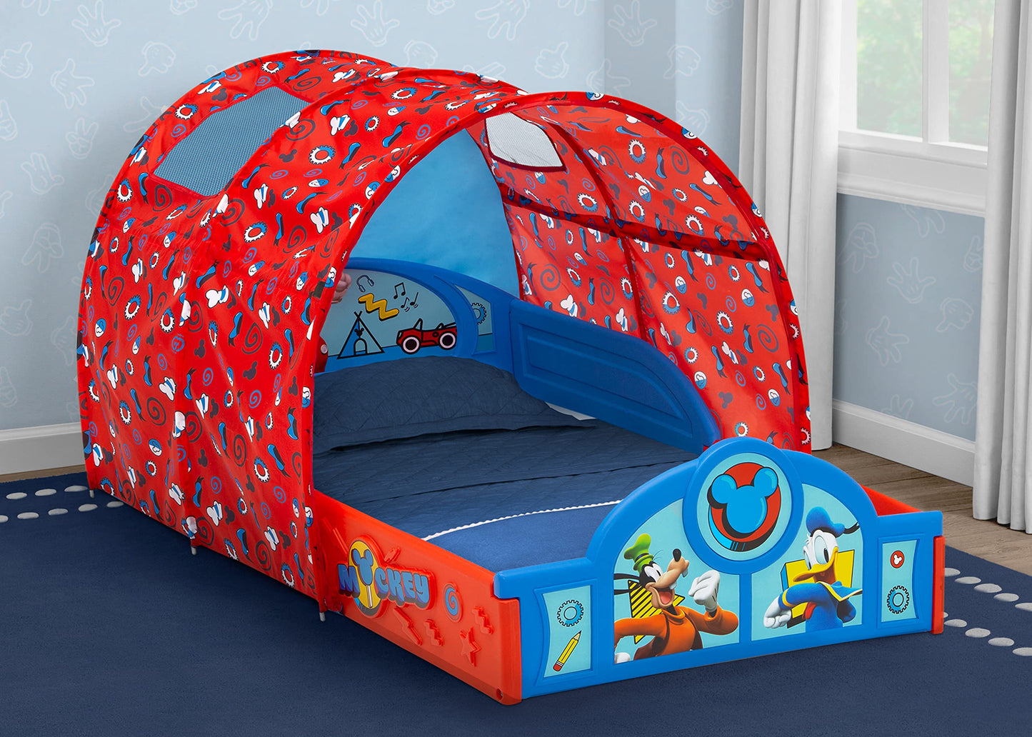 Delta Children Sleep and Play Toddler Bed with Tent