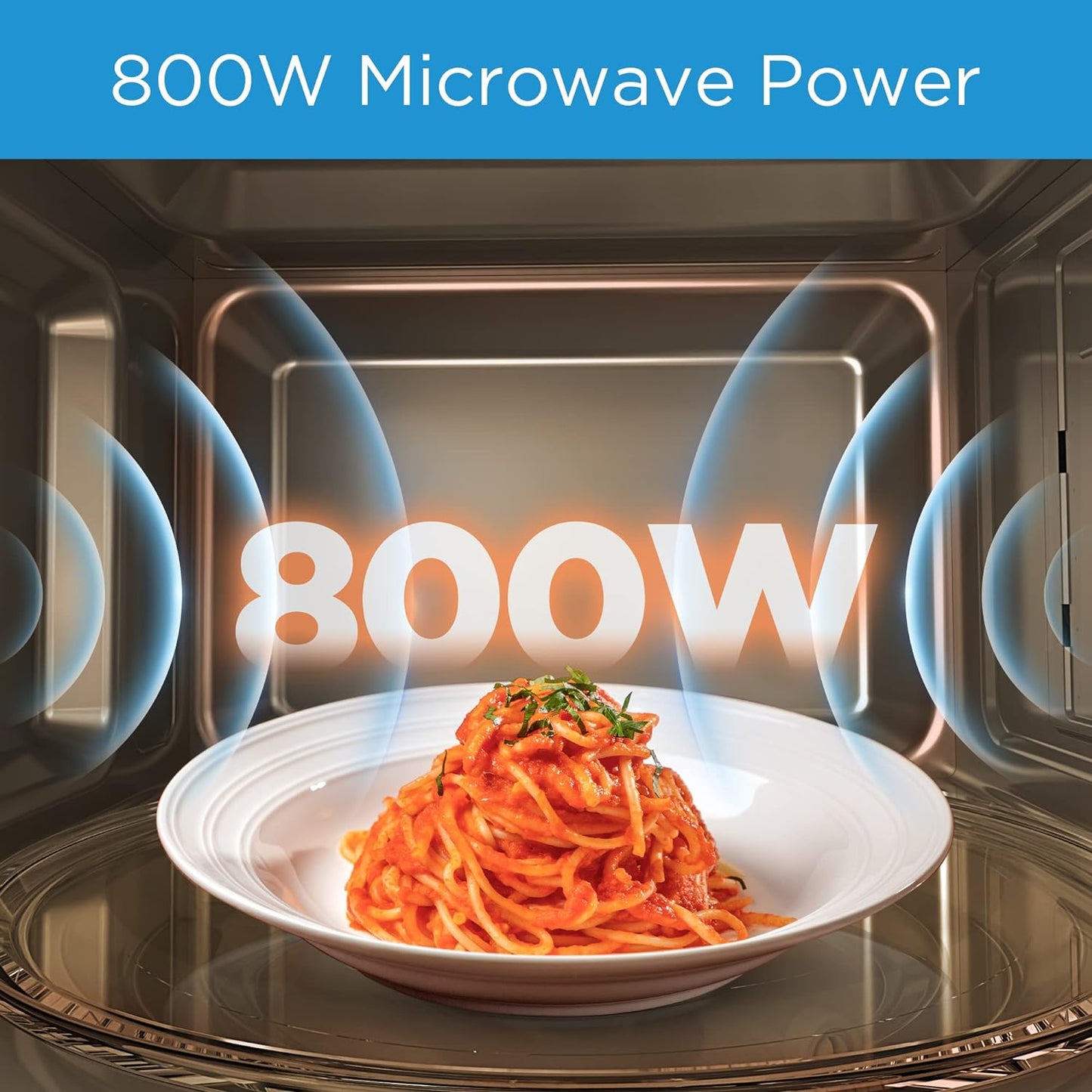 Midea 25 Liters Solo Microwave Oven with 5 Power Levels, 800W, Child-Safety-Lock, Defrost Function, 35 Minutes Timer, Fast Reheat, Pull Open Door Handle, Good for Home & Office, Black, MM8P022KG-BK