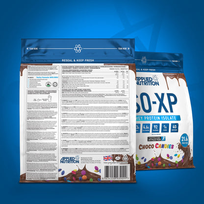 Applied Nutrition ISO XP Whey Isolate - Whey Protein Isolate Powder, ISO-XP Funky Yummy Flavours (1kg - 40 Servings) (Chocolate Bueno)