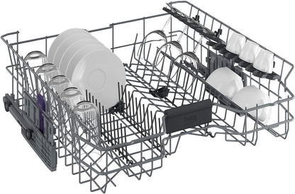 Beko Freestanding Dishwasher,15 Place Setting, with 8 Programmes,DFN28420S Silver, 1 Year Manufacturer Warranty