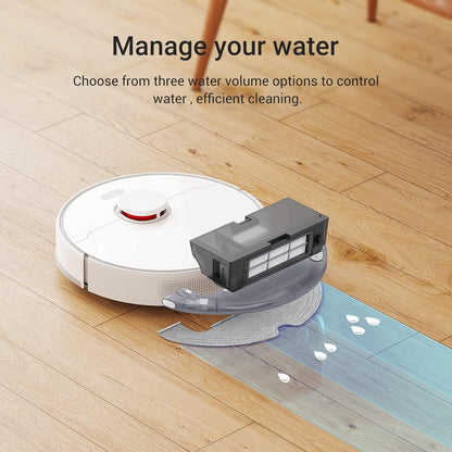 Dreame D10 Plus Robot Vacuum Cleaner & Mop with 2.5L Self Emptying Station, 4000Pa, LiDAR Navigation-Obstacle Detection-Editable Map, Hard Floor-Carpet, 170m Runtime, WiFi/APP/Alexa, 2 Years Warranty