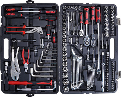 Royal Power Professional Comprehensive Repair Mixed Tool Sets. Combination Wrench, Pliers, Claw Hammer, Adjustable wrench, Screwdrivers (86pc)