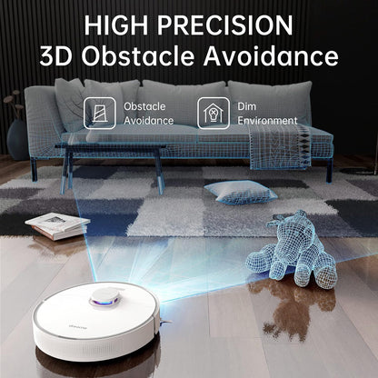 Dreame F9 - Robot WiFi Superfine 2500Pa, Strong Suction Power, Automatic Charging, Intelligent Mapeo, App Control, Hard Floors, Carpets With 2 Year Warranty