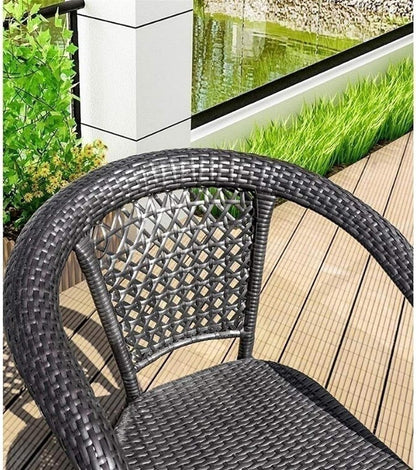 villa Garden Furniture Sets Outdoor Furniture Rattan Garden Table and Chairs Set Patio Rattan Dining Table Set Wicker Weave Coffee Table Patio BUYT