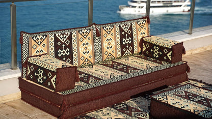 Sofas and Loveseat, Arabic Majlis, Pallet Sofa Sectionals, Turkish Sofa Set, Arabic Sofa Floor Cushions, Floor Pillows, Bench Cushions (Sofa + Rug)