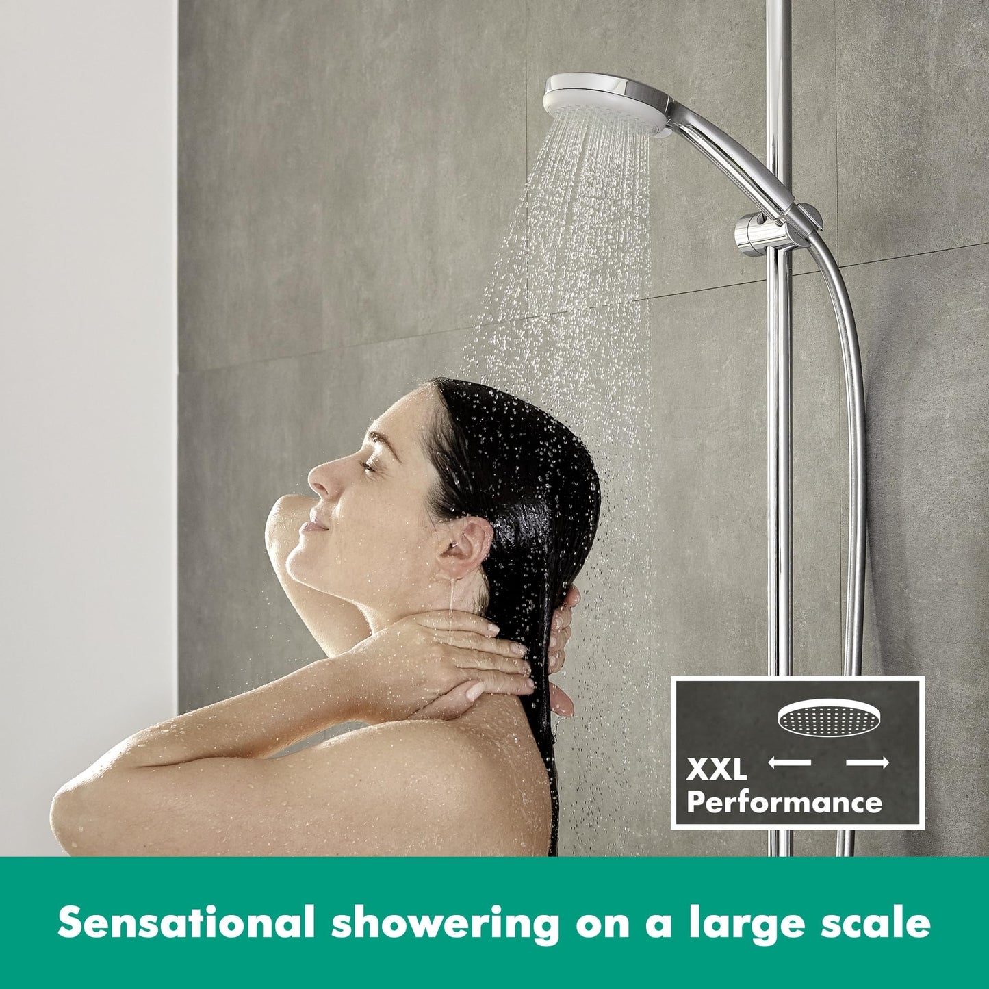 hansgrohe Croma 100 Mono Hand Shower EcoSmart 9 l/min Chrome 28583000