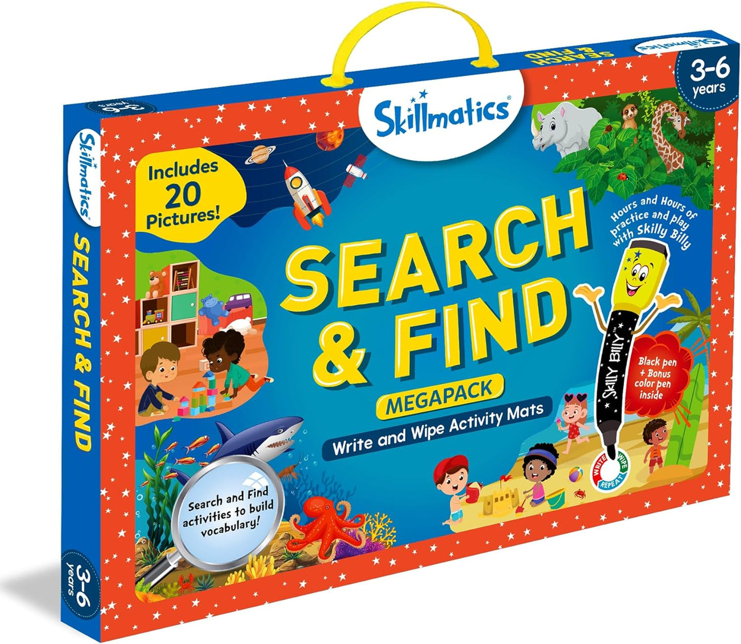 Skillmatics Educational Toy - I Can Write, Perfect Preschool & Kindergarten Learning Activity for Kids, Toddlers, Supplies for School/Classroom, Gifts for Girls & Boys Ages 3, 4, 5, 6