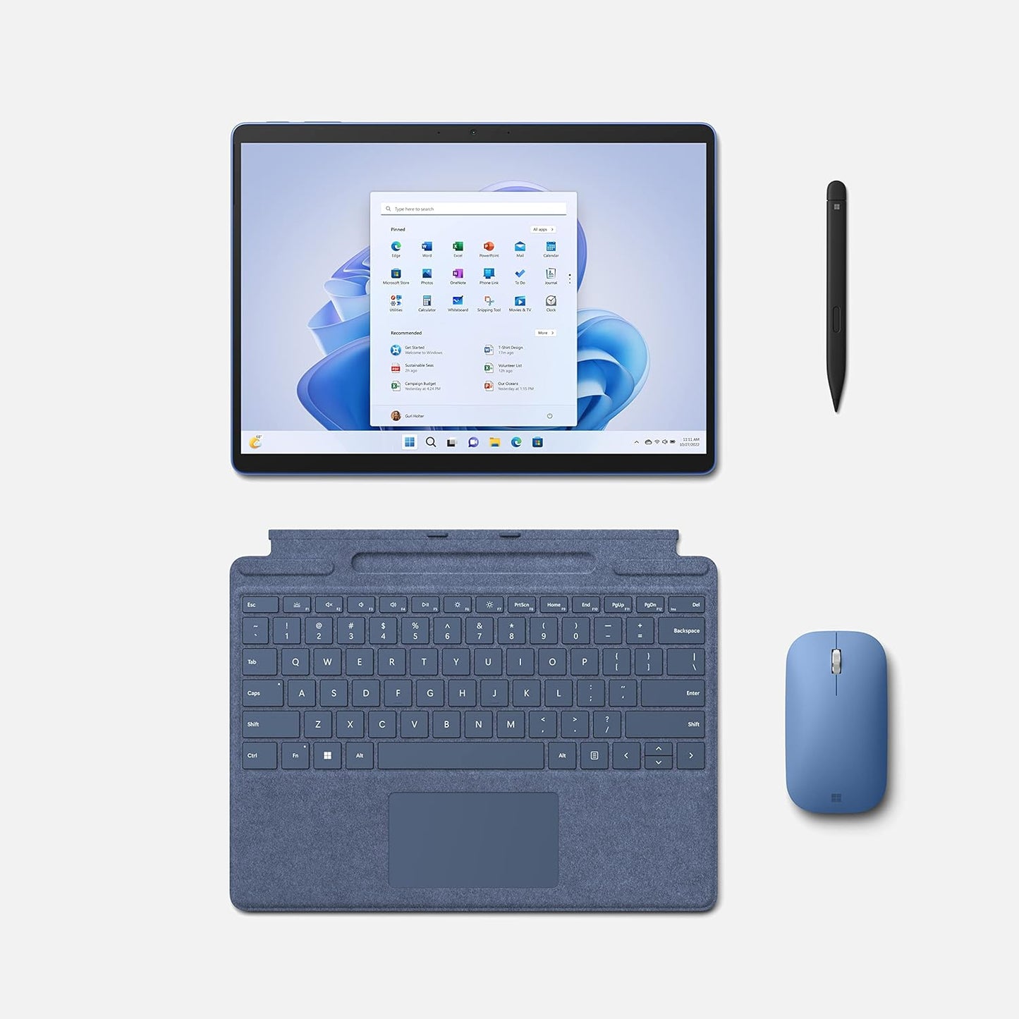 Microsoft Surface Pro 9 | 13” Touchscreen 2-in-1 Laptop/Tablet PC | Intel Core i5-1235U | 8GB RAM | 256GB SSD | Windows 11 Home | Platinum | QEZ-00008 UAE Version | Device Only