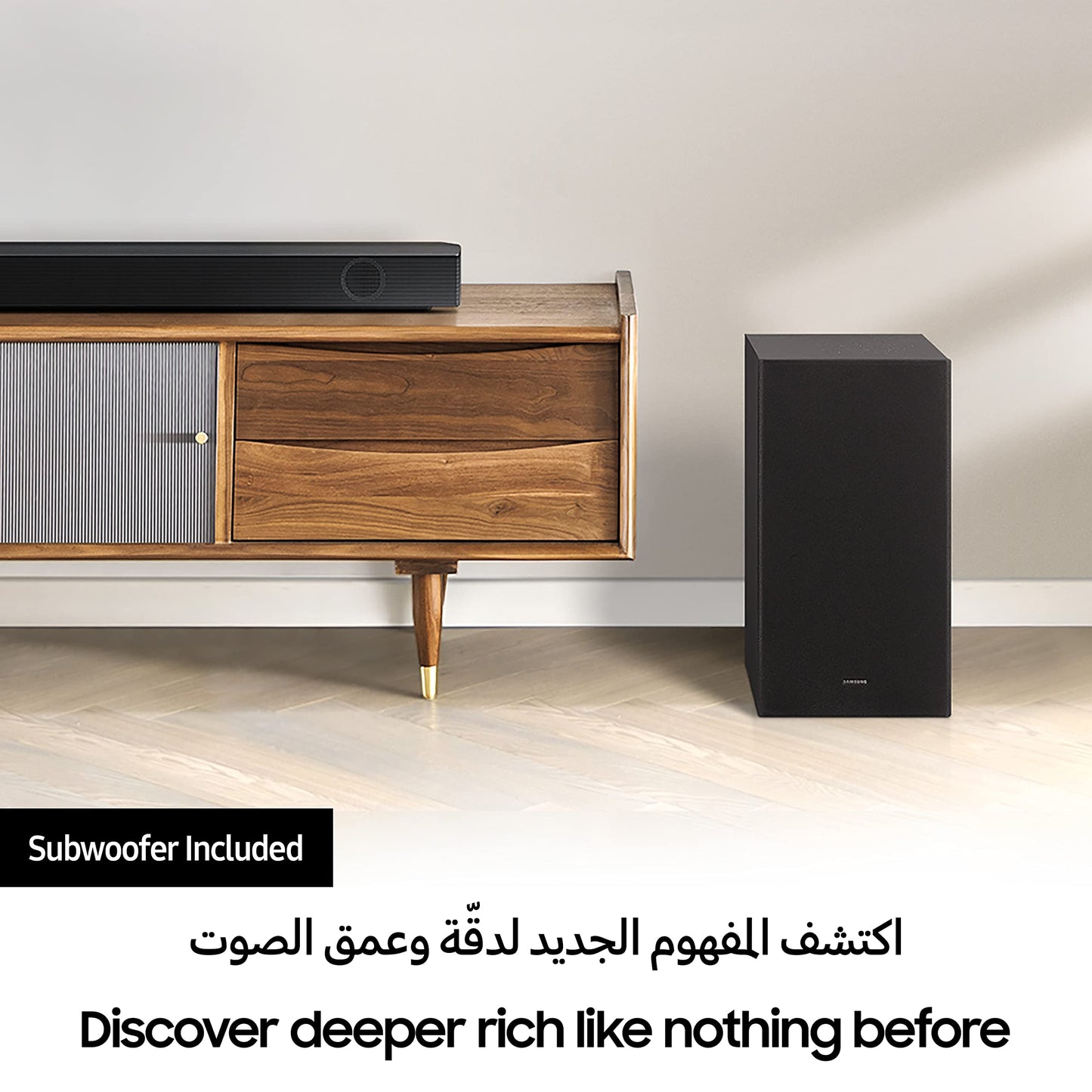 Samsung 3.1Ch Wireless Soundbar with Dolby Digital/DTS Virtual:X In Built Subwoofer Bluetooth Connectivity - HW-B650/ZN