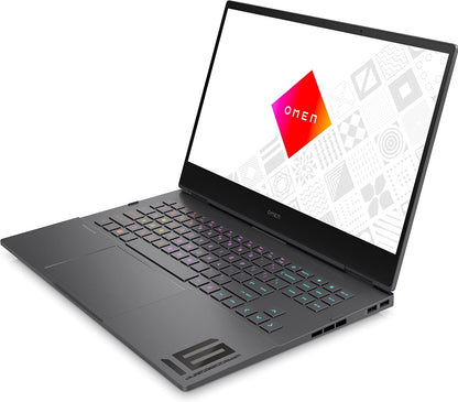 HP OMEN Gaming Laptop 16-n0015ne, 16.1" QHD, 6th Gen AMD Ryzen™ 9, 32GB RAM, 1TB SSD, 8GB AMD Radeon™ RX 6650M Graphics, Windows 11 Home, En -Ar KB, Mica silver - [7D7Q4EA]