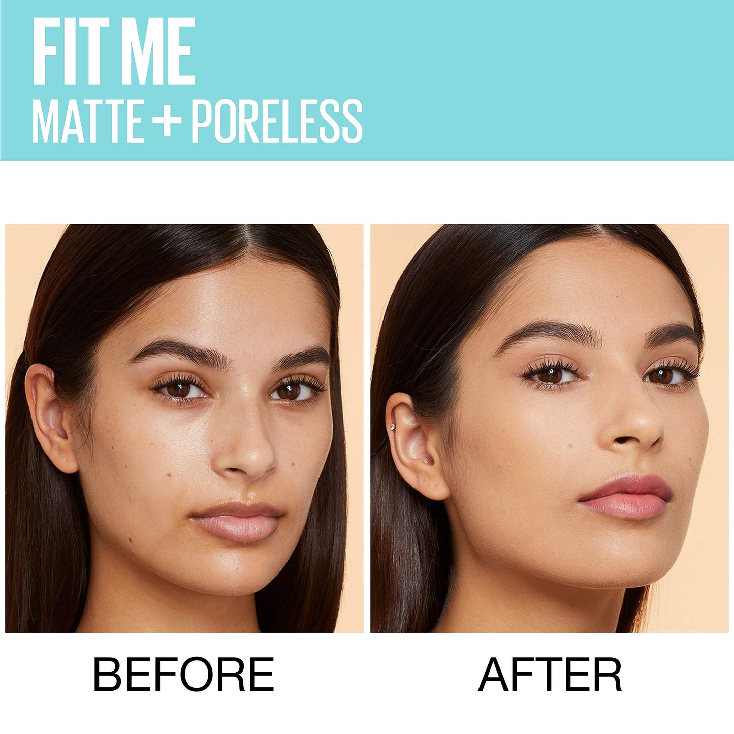 Maybelline Fit Me Matte + Poreless Liquid Oil-Free Foundation Makeup, Soft Tan, 1 Count (Packaging May Vary)