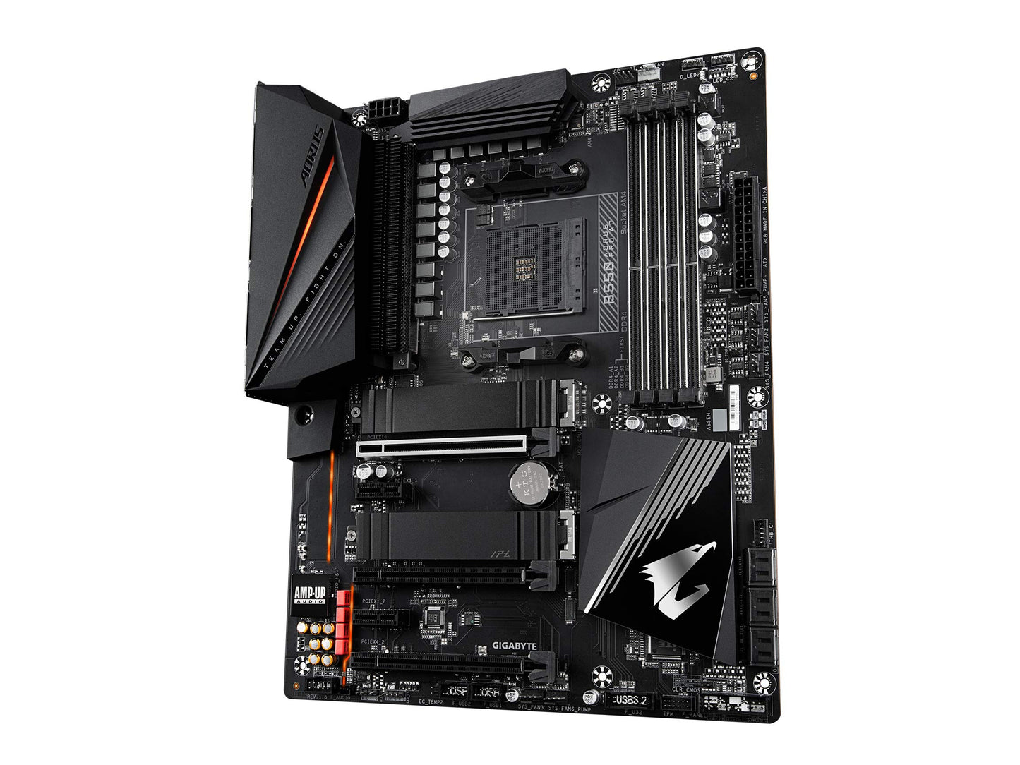 GIGABYTE B550M DS3H AC (AM4 AMD/B550/Micro ATX/Dual M.2/SATA 6Gb/s/USB 3.2 Gen 1/PCIe 4.0/HMDI/DVI/DDR4/Motherboard)