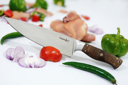 Perkin Chef Knife Sharp Kitchen Knife Porfessional Cooking Knife for Meat Cutting Professional Kitchen Knife Stainless Steel Blade CHEF100