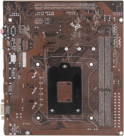 LGA 1150 Motherboard, Dual Channel DDR3 M.2 NVMe NGFF SATA, Mini Itx Motherboard, 6Gb/s PCIe Slot LGA 1150 Micro ATX PC Motherboard for Core