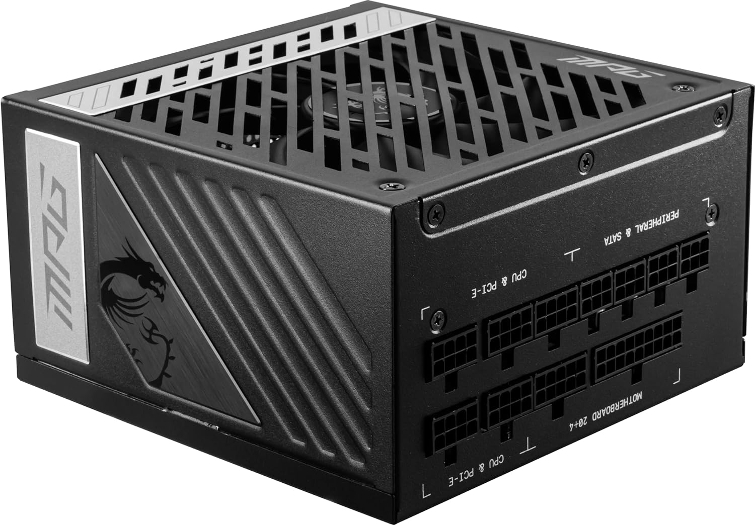 MSI MAG A650BN 650W 80+ Bronze Power Supply, DC-DC Circuit Design, 120 mm Fan Size, Active PFC, 100-240Vac, ATX - Black - CaveHubs